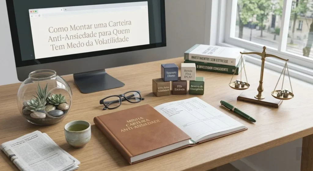 Como Montar uma Carteira Anti-Ansiedade para Quem Tem Medo da Volatilidade