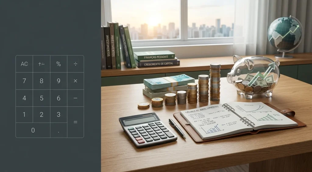 Calculadora de Juros Compostos Fácil e Objetiva